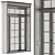 Versatile White Window Set 26 3D model small image 7