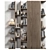 Modular Bookcase with High-Quality Textures 3D model small image 1