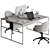 Workplace Essentials Collection: Office Desk 3D model small image 1