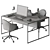 Workplace Essentials Collection: Office Desk 3D model small image 5