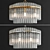 Elegant Beckett Chandelier, 16.25" x 24 3D model small image 3