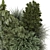 Ornamental Outdoor Bush Set 1700 3D model small image 5