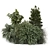 Ornamental Outdoor Bush Set 1700 3D model small image 6