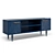 Leaves Classic Gold TV Stand 3D model small image 4