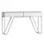 Modern Chic Wooden Console Table 3D model small image 2