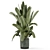 Handmade Stone Pot Indoor Plants 3D model small image 4