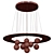 Modern Nordic Ring Chandelier SVENDA 3D model small image 4