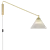 Golden Metal Wall Sconce Fixture 3D model small image 3