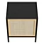 Modern Ivy Nightstand with UVs 3D model small image 3