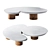 Sleek Réunion Table in Millimeters 3D model small image 1