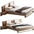 Modloft Monroe Bed 3Ds Rendered 3D model small image 2