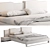 Modloft Monroe Bed 3Ds Rendered 3D model small image 3