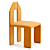 Elegant Pierre Frey Ribbon Chair 3D model small image 4