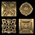 Intricate Ornament Design Elements Pack 3D model small image 2