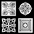 Intricate Ornament Design Elements Pack 3D model small image 5