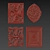 Intricate Ornament Design Elements Pack 3D model small image 6