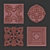 Intricate Ornament Design Elements Pack 3D model small image 7