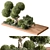 Outdoor Plant Box Garden Kit 3D model small image 2