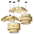 Handmade Rattan Pendant Lamps 3D model small image 3