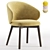 Modern Rounded Chair Design 3D model small image 1