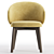 Modern Rounded Chair Design 3D model small image 3