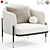 Elegant Oxford Armchair by Capitalcollection 3D model small image 1