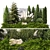 Landscape Design Plant Collection 3D model small image 1