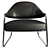 Contemporary Bauhaus-inspired Lolla Armchair 3D model small image 5