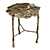 Nymphea Side Table in Luxurious Cast Brass 3D model small image 1