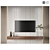 Sleek TV Wall Unit, 3500x456x2700h 3D model small image 3