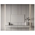 Sleek TV Wall Unit, 3500x456x2700h 3D model small image 5