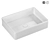 ABBER Rechteck White Vessel Sink 3D model small image 1