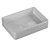 ABBER Rechteck White Vessel Sink 3D model small image 2