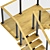 Viewrail 3 Staircase Set 3D model small image 7