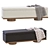 Upholstered Storage Bench with Box Trick 3D model small image 1