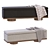 Upholstered Storage Bench with Box Trick 3D model small image 2