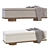 Upholstered Storage Bench with Box Trick 3D model small image 3