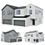 Low Poly American House 08 3D model small image 1