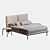 Luxurious Upholstered Iorca Bed 3D model small image 3