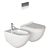 Dream Collection Ceramic Bathroom Fixtures 3D model small image 3