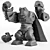 Batman Lego Action Figure 3D model small image 5