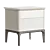 Primo Bedside Table in Beige 3D model small image 3