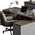 Executive Desk - Modern Office Furniture 3D model small image 4