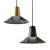 CICLA Brass Glass Pendant Light 3D model small image 1