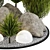 Landscaping Tree Bush OBJ Bundle 3D model small image 4