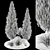 Landscaping Tree Bush OBJ Bundle 3D model small image 7