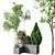 Tree and Bush Garden Box 3D model small image 1