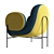 KANO Dolphin Lounge Chair 3D model small image 5