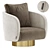 Elegant Her Armchair 2015 Model 3D model small image 1