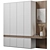  Modular Wardrobe with High-Quality Textures 3D model small image 2